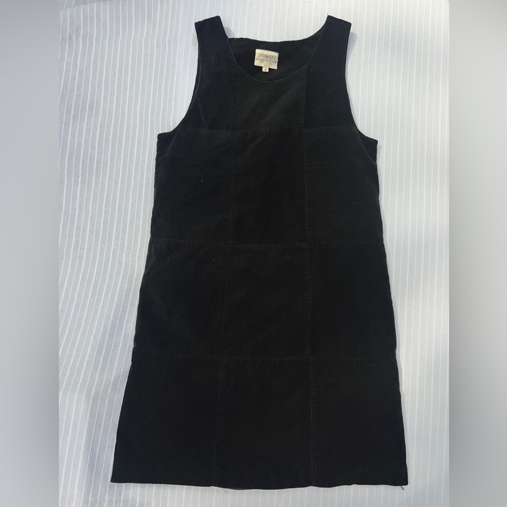 Susan Bristol Navy Minis Shift Dress Corduroy Size 8